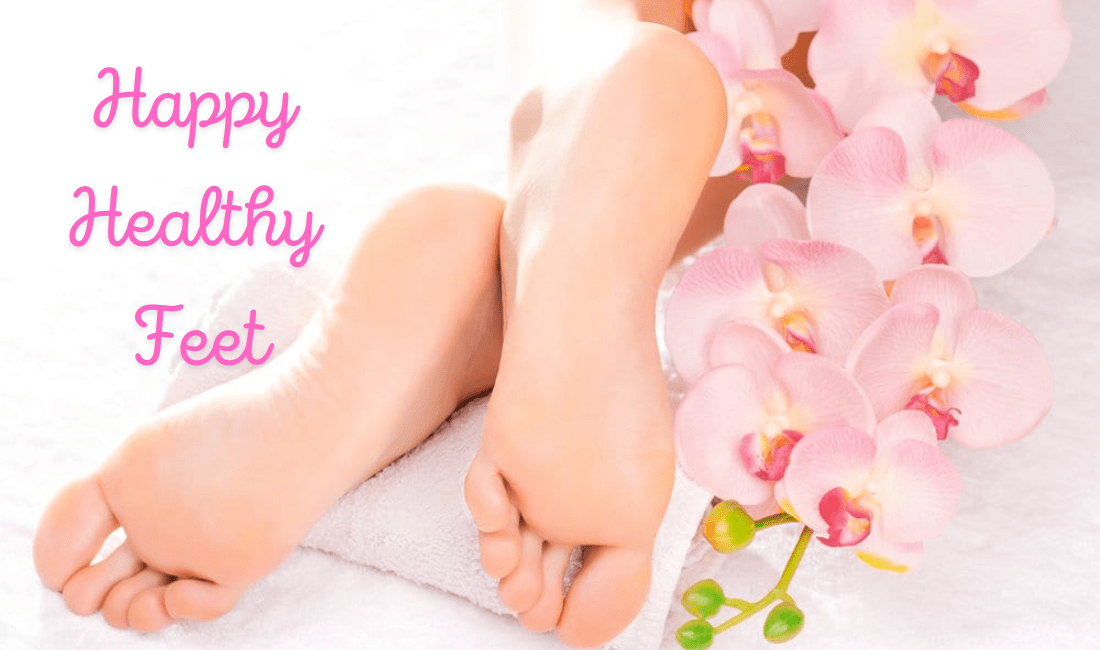 Happy Healthy Feet after Pedicure