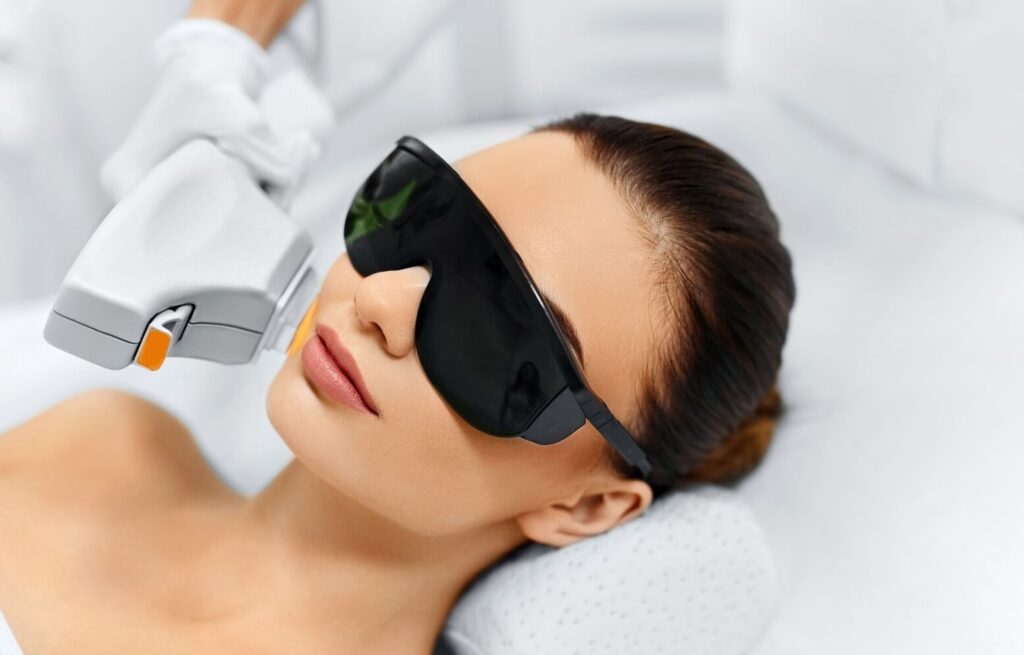 Laser treatment for big pores