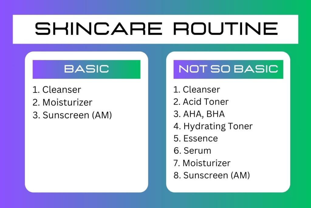 skincare routine