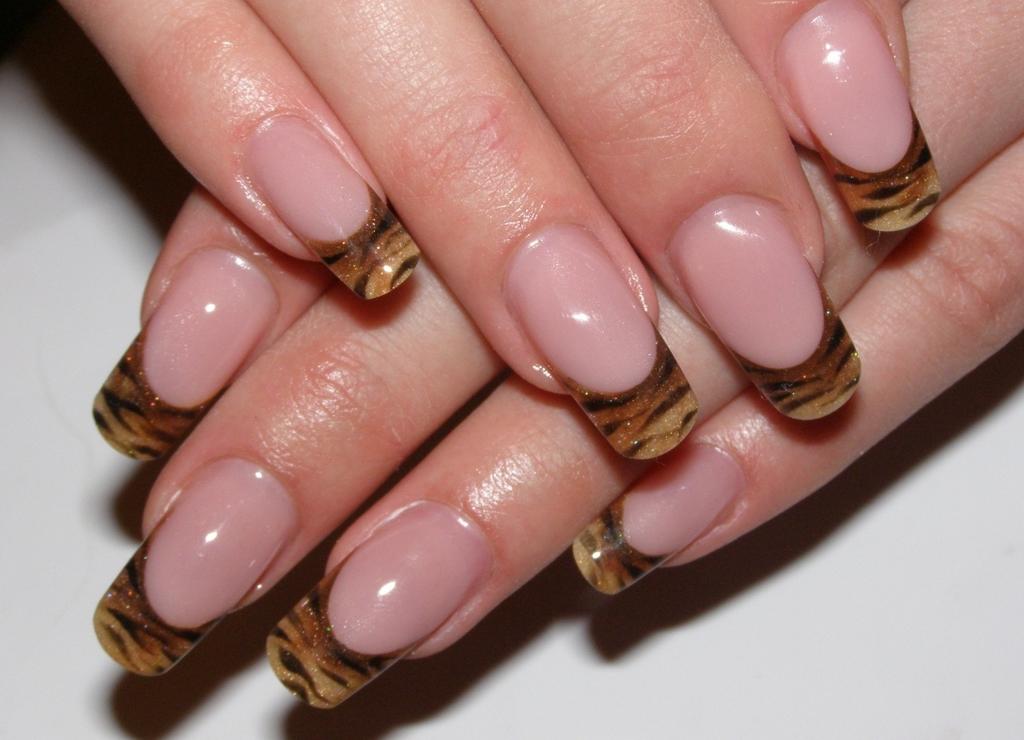 Feline Chic French Manicure