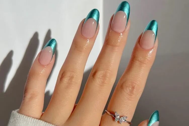 Mermaid Nails French Manicure