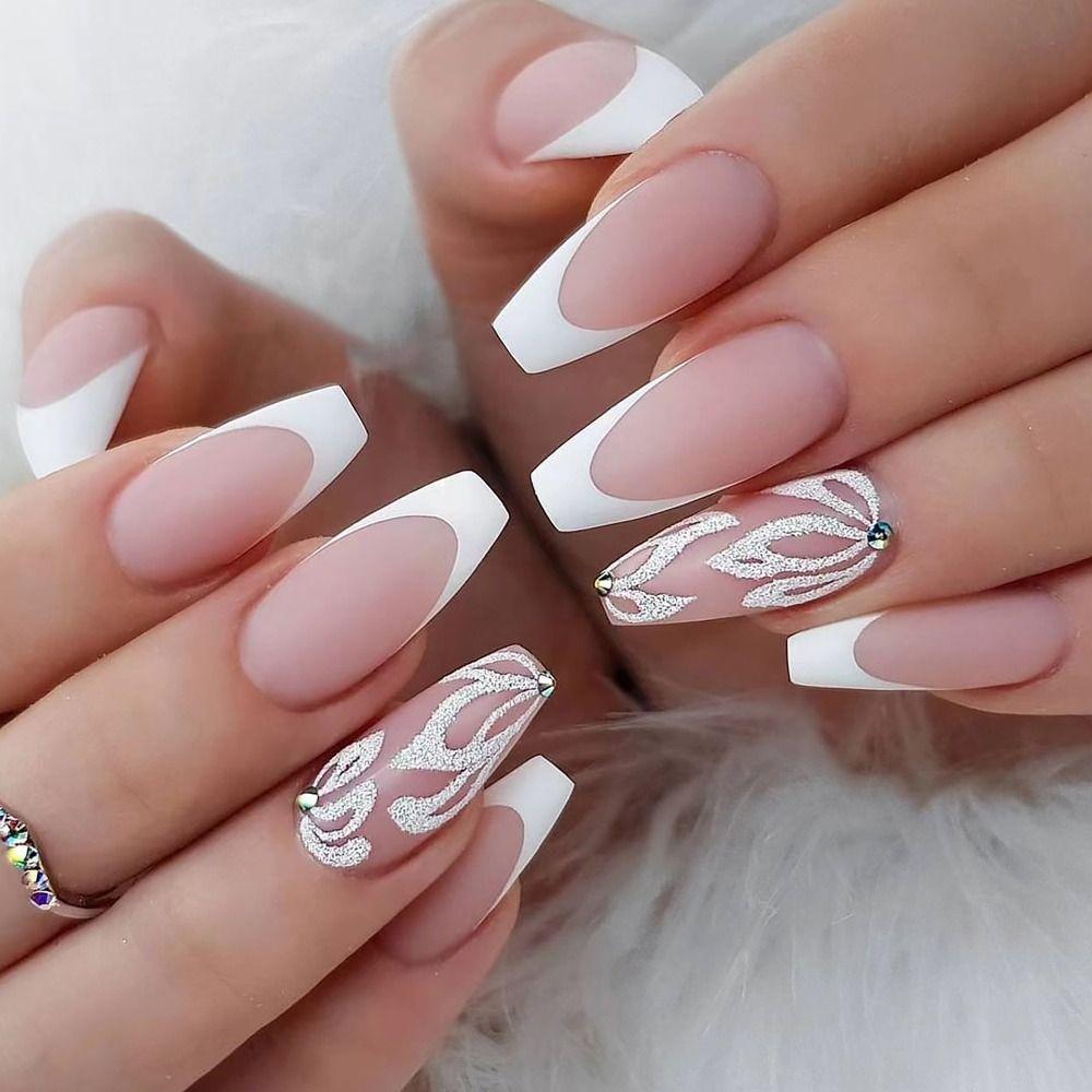 White Flame French Manicure