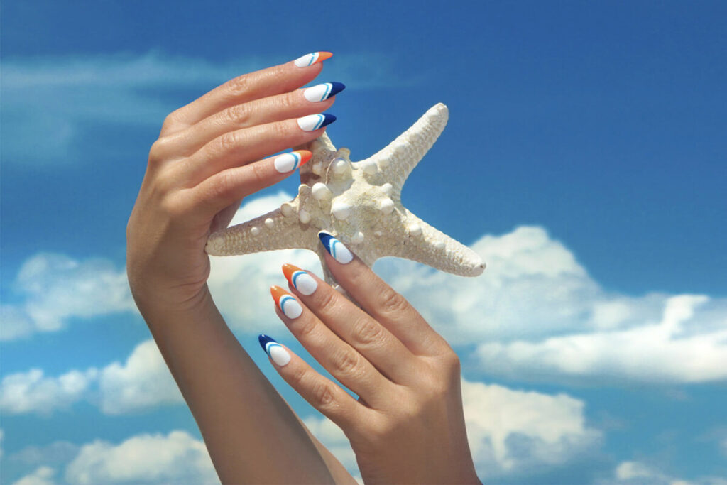  beach vacation nails